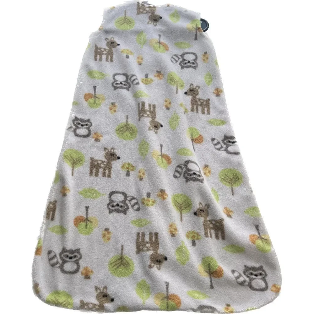 Halo sleep, sack, size small, up‎ to 18 pounds, fleece, animal print
